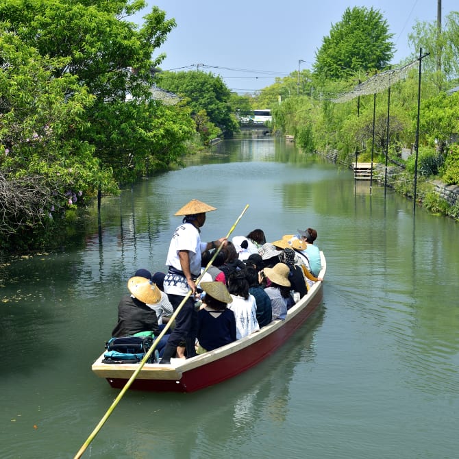 Yanagawa River rapids ride